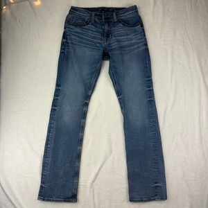 BKE Carter Jeans Mens Slim 29x34 Blue Medium Wash Straight Leg Denim Cotton Y2K